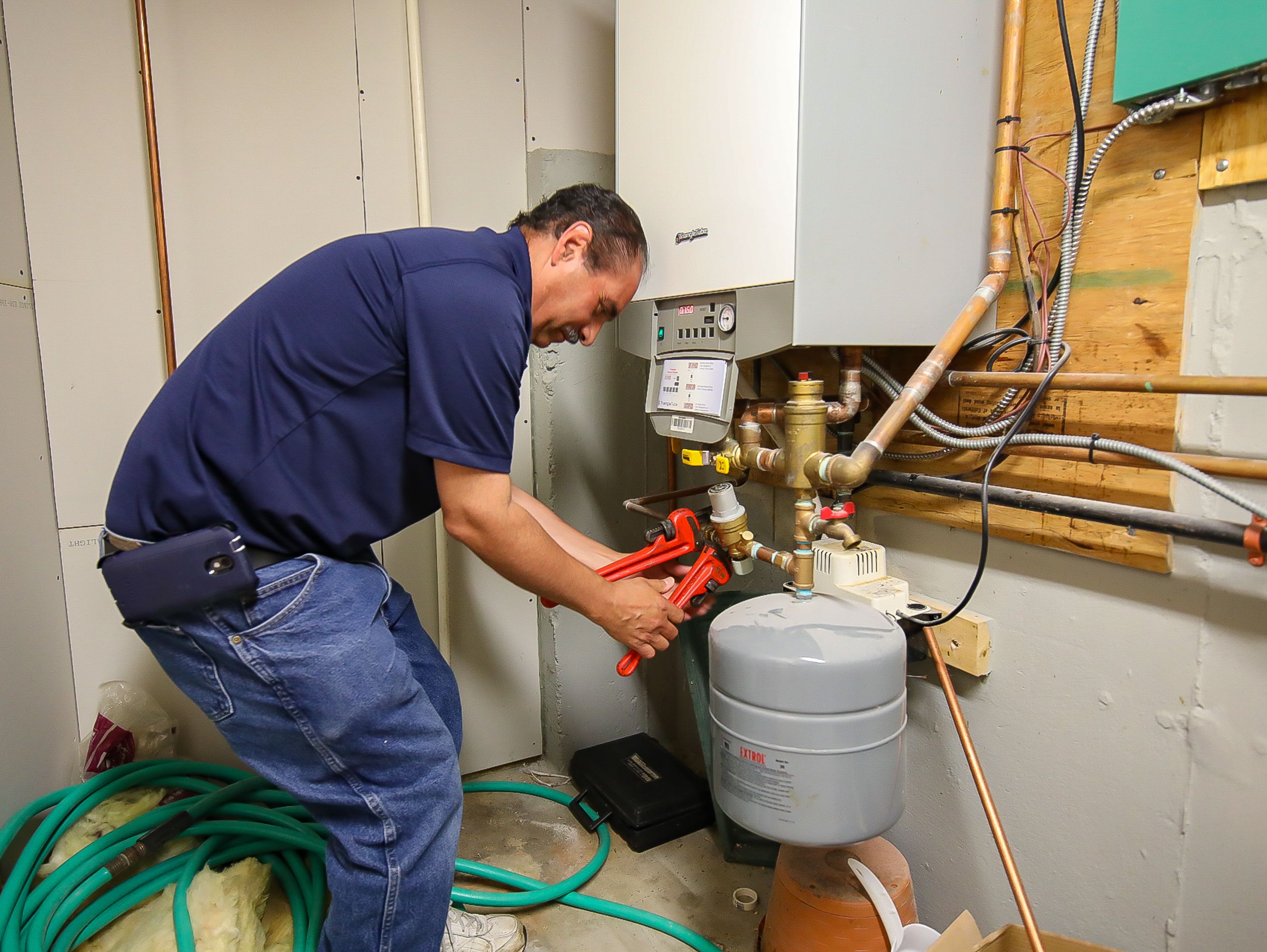 Phil's Propane heating maintenance and repairs technician