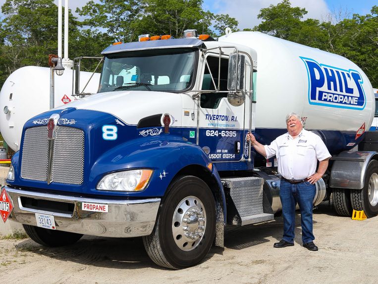 Phil's Propane deliver truck